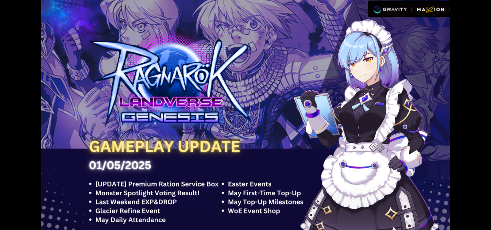 Ragnarok Landverse Genesis : Gameplay Update 1 MAY 2025