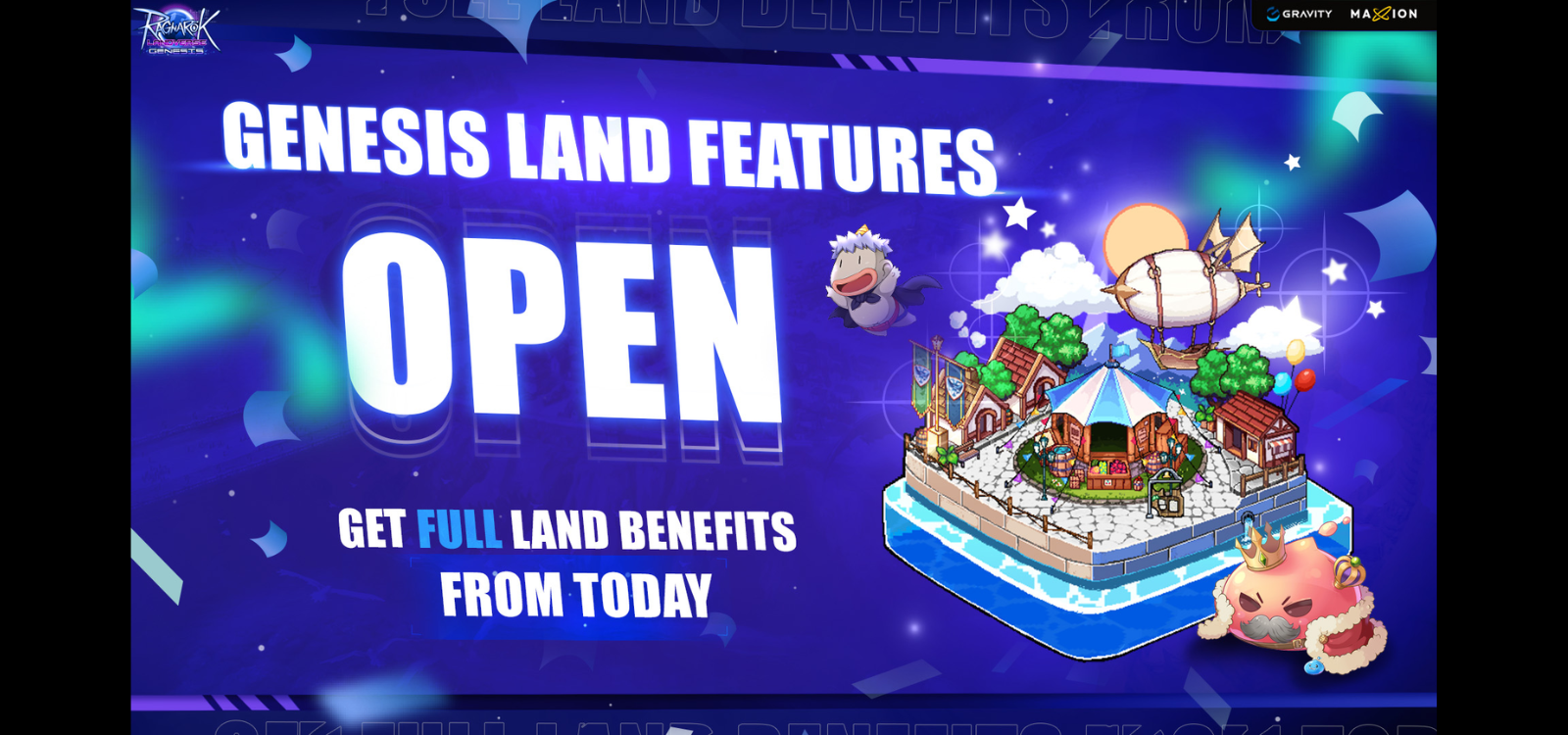 Ragnarok Landverse Genesis : Genesis Land Features is Now Live!