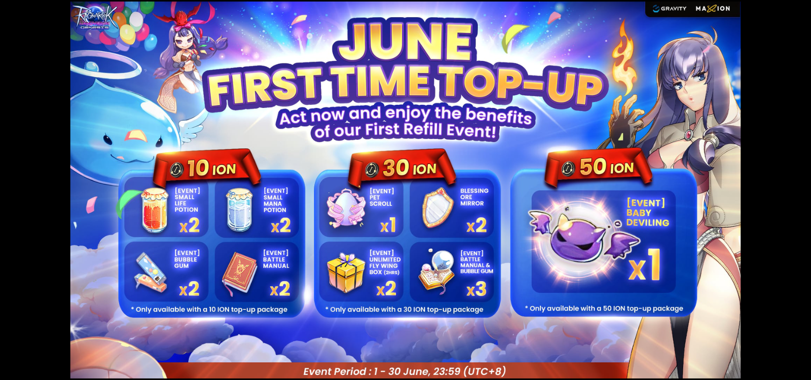 Ragnarok Landverse Genesis : June First Time Top-Up