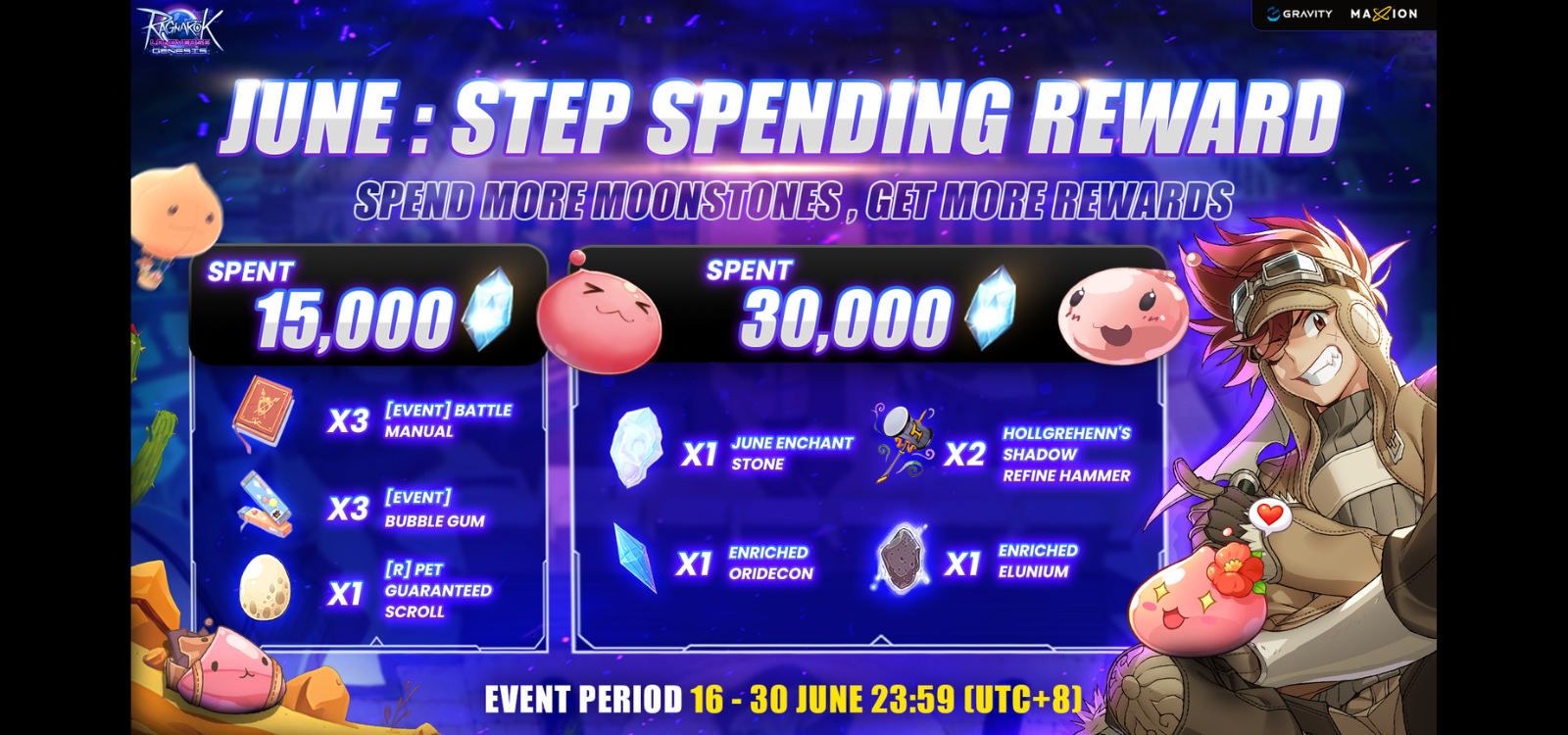 Ragnarok Landverse Genesis : June Spending Rewards