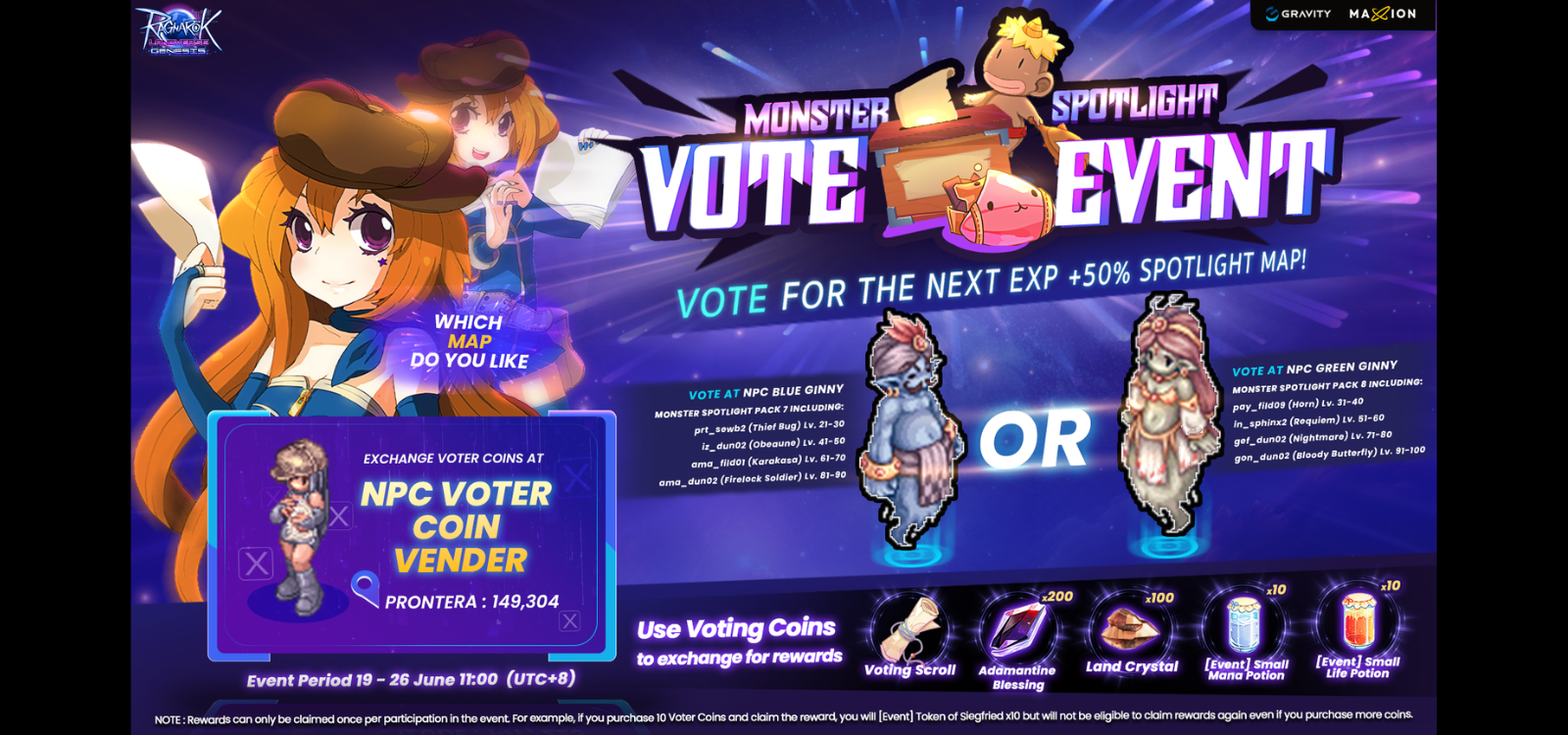 Ragnarok Landverse Genesis : Monster Spotlight Vote 5