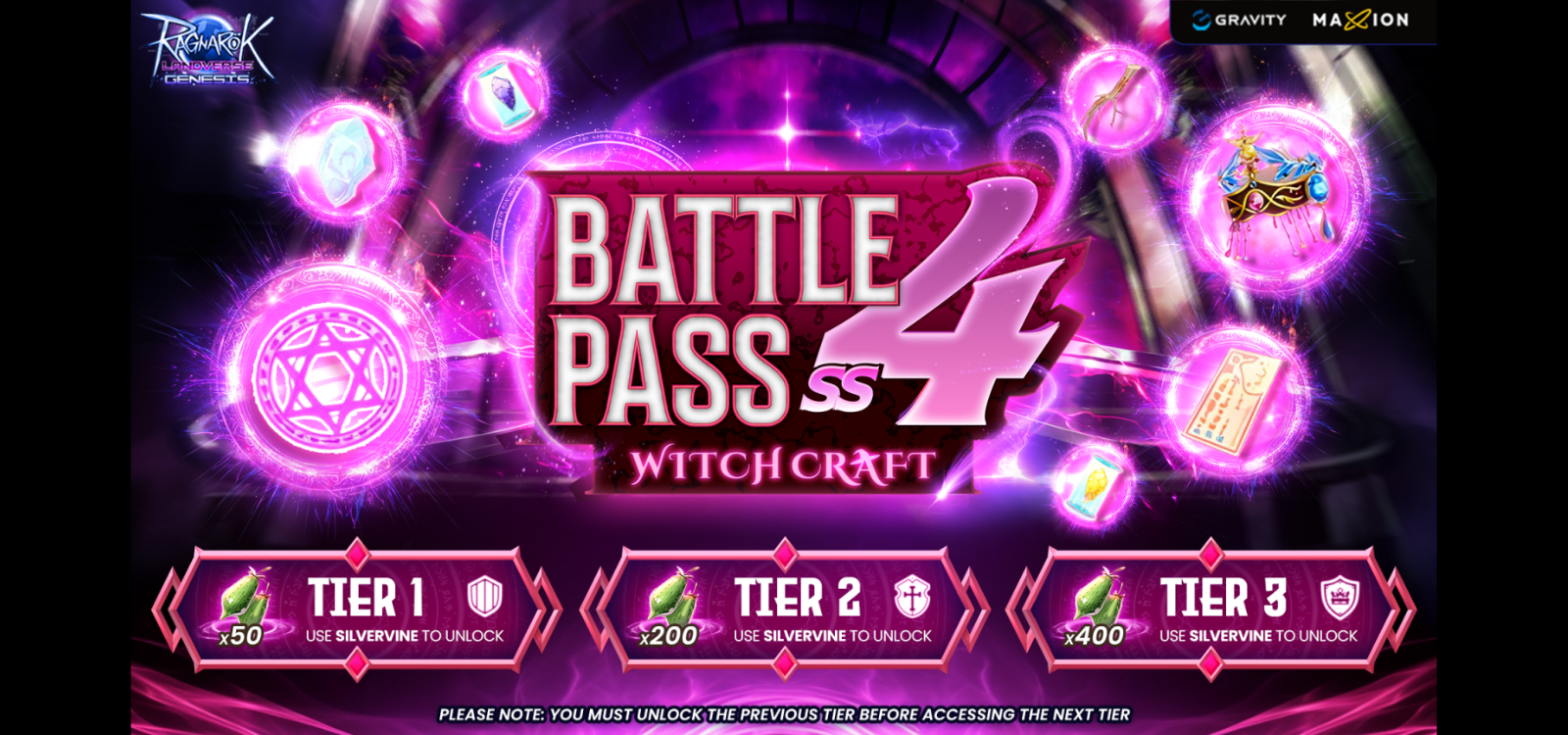 Ragnarok Landverse Genesis :Battle Pass 4 : Witchcraft 