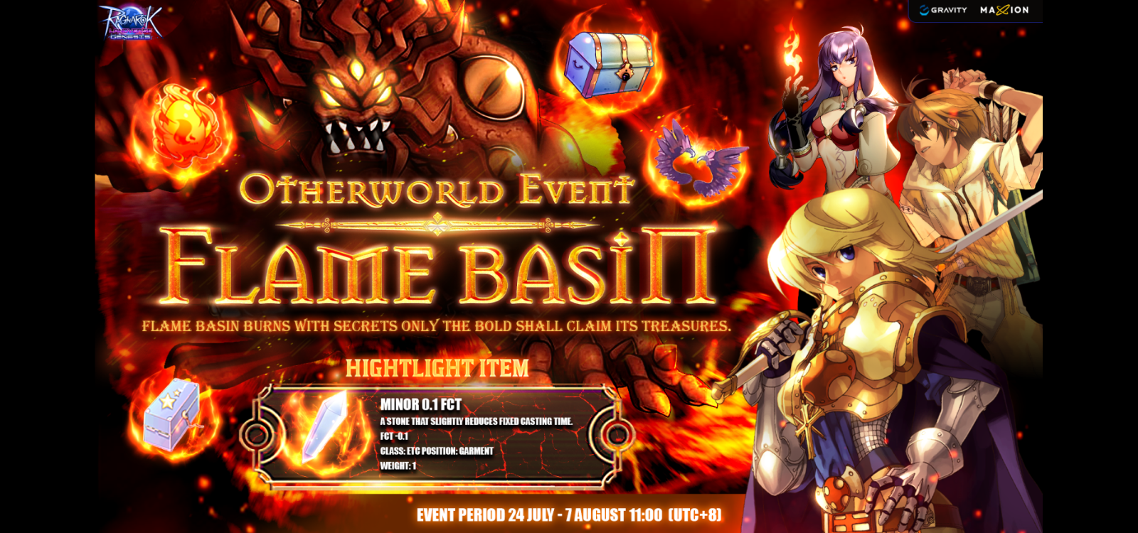 Ragnarok Landverse Genesis : Otherworld Event – Flame Basin