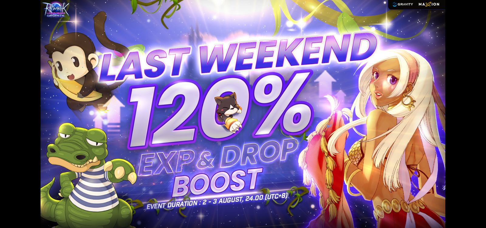 Ragnarok Landverse Genesis : Weekend EXP/DROP+20% (Start 2 August 2025)