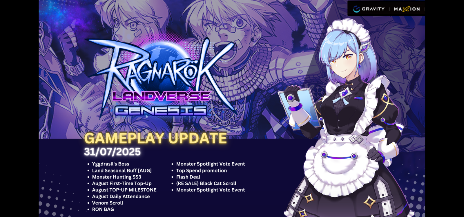 Ragnarok Landverse Genesis : Gameplay Update 31 July 2025