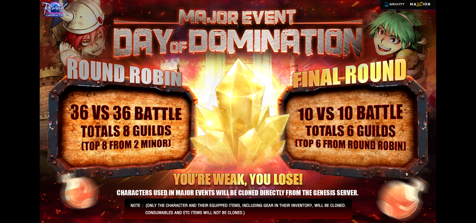 Ragnarok Landverse Genesis : Major Event : Day of Domination