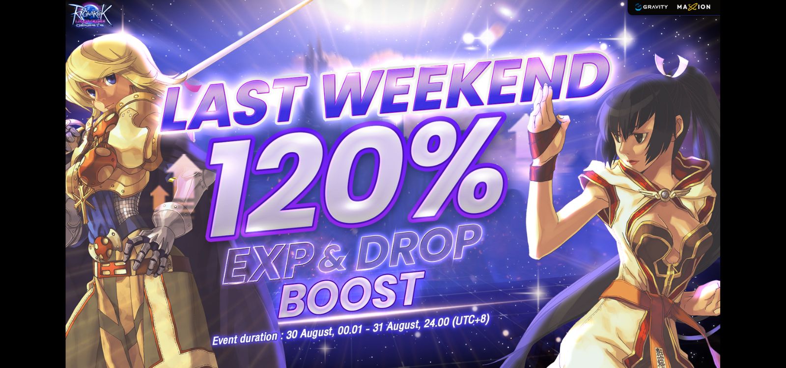 Ragnarok Landverse Genesis : WeekendEXP/DROP*20%
