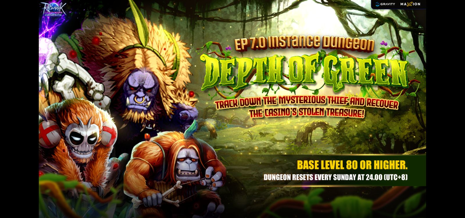 Ragnarok Landverse Genesis : EP 7.0 Instance Dungeon Depth Of Green
