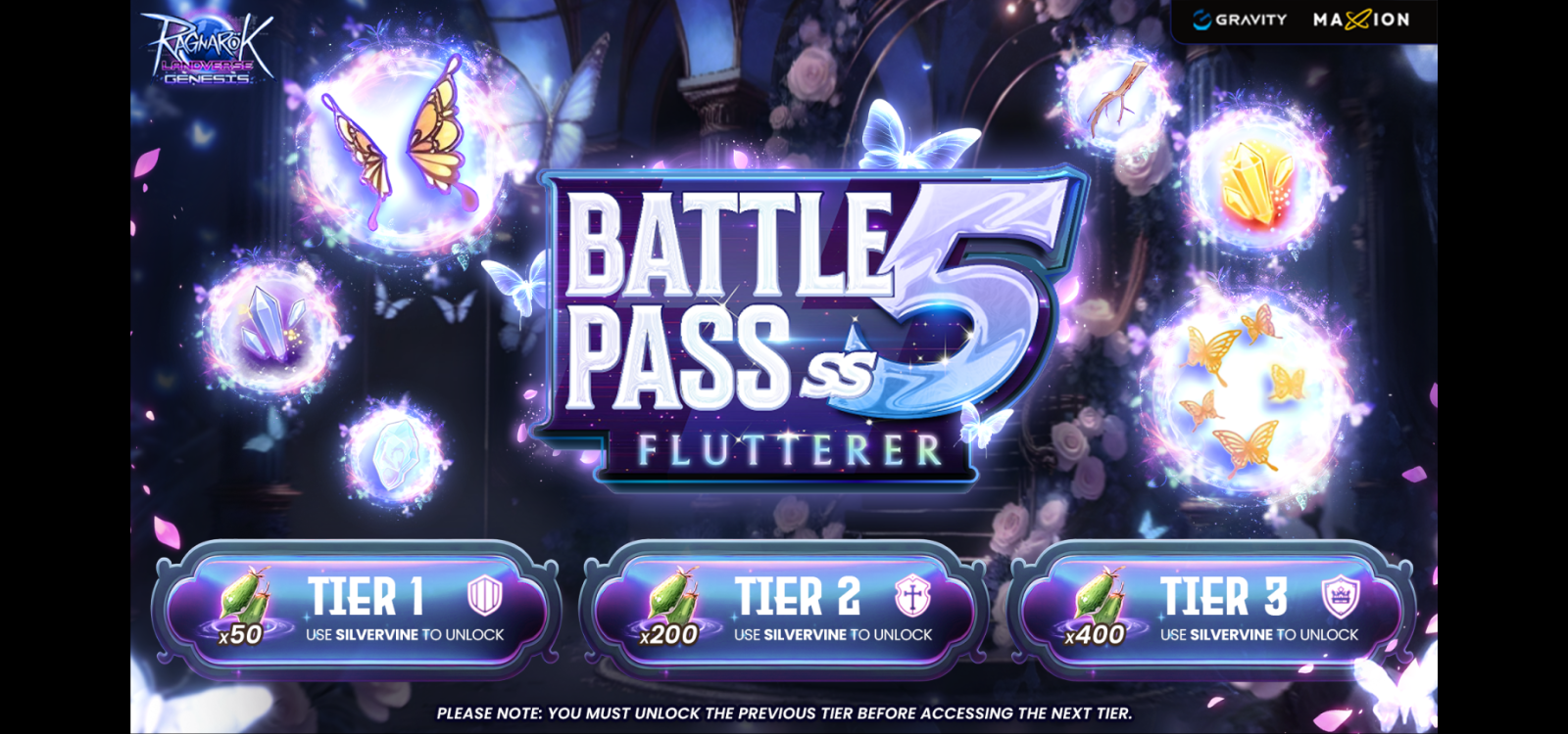 Ragnarok Landverse Genesis :Battle Pass 5 : Flutterer 