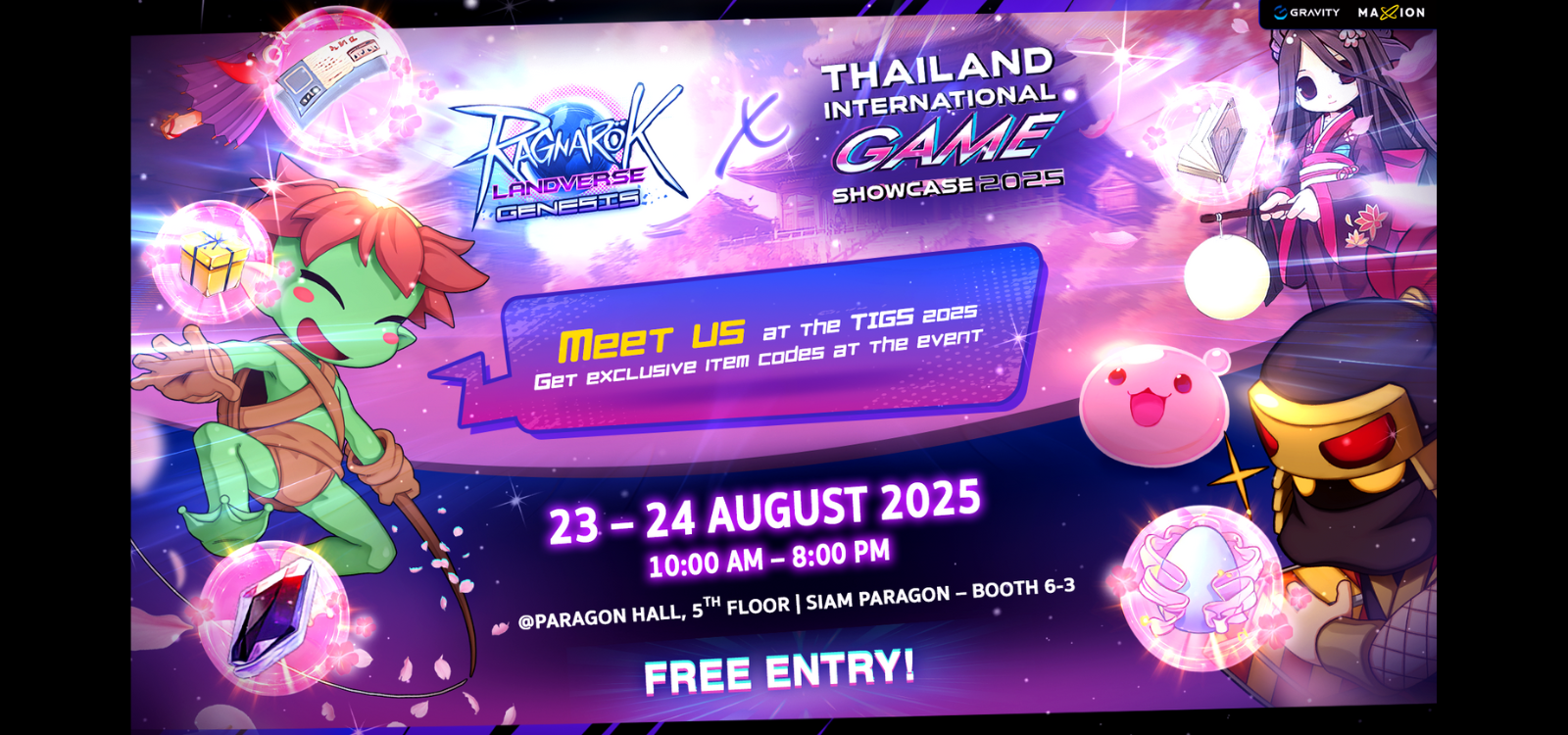 Ragnarok Landverse Genesis is coming to the Thailand International Game Showcase!