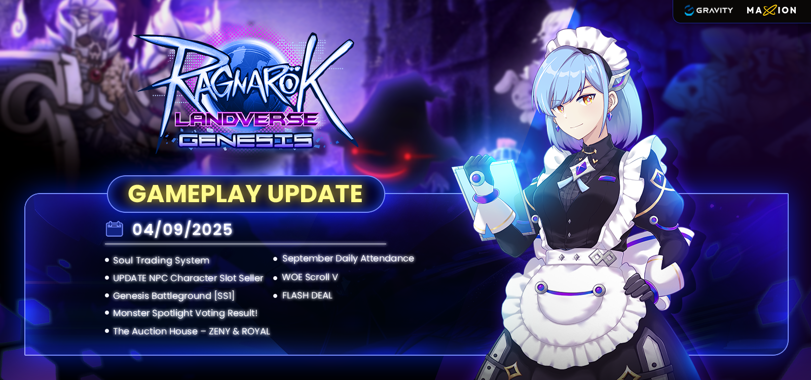 Ragnarok Landverse Genesis : Gameplay Update 4 September 2025