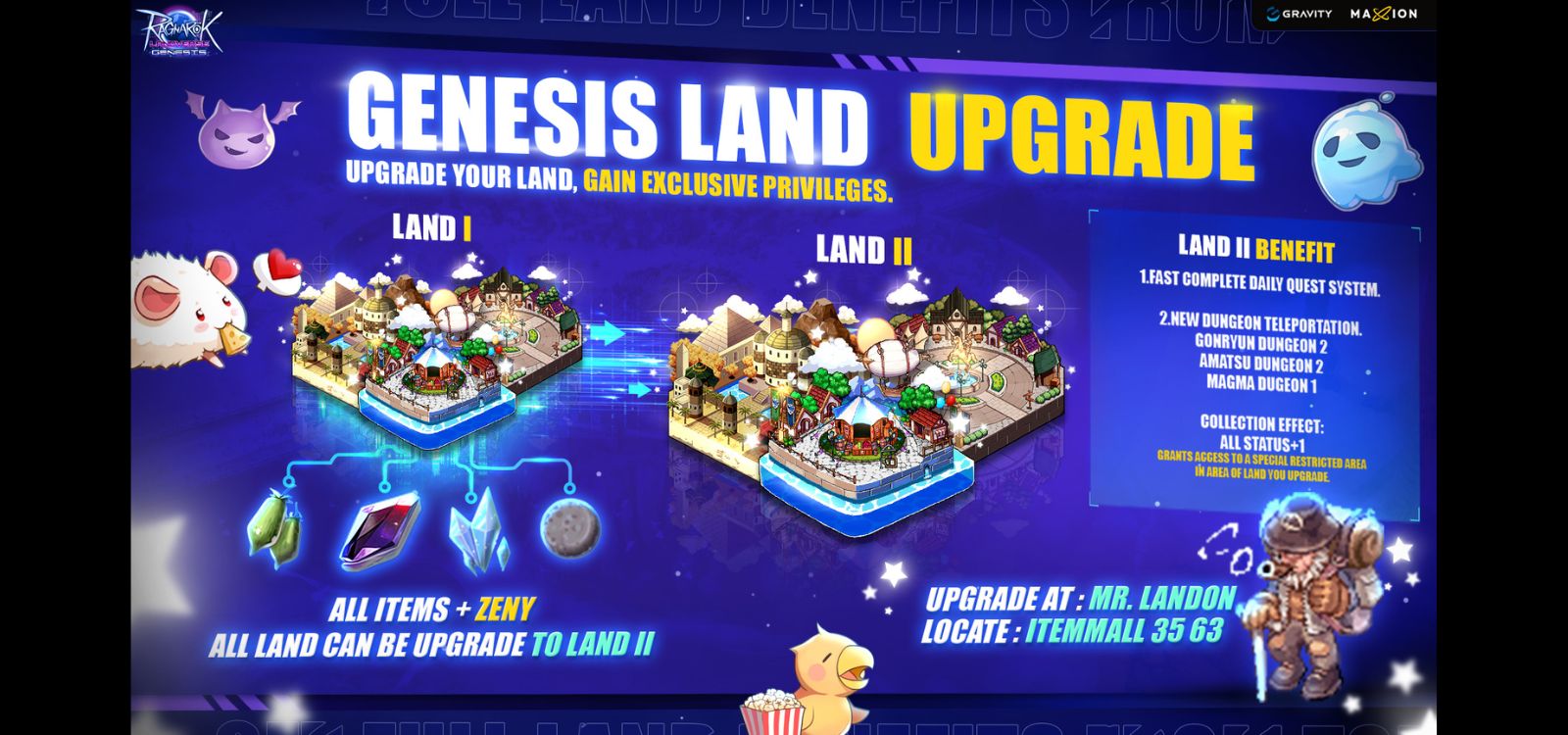 Ragnarok Landverse Genesis : Genesis Land Upgrade