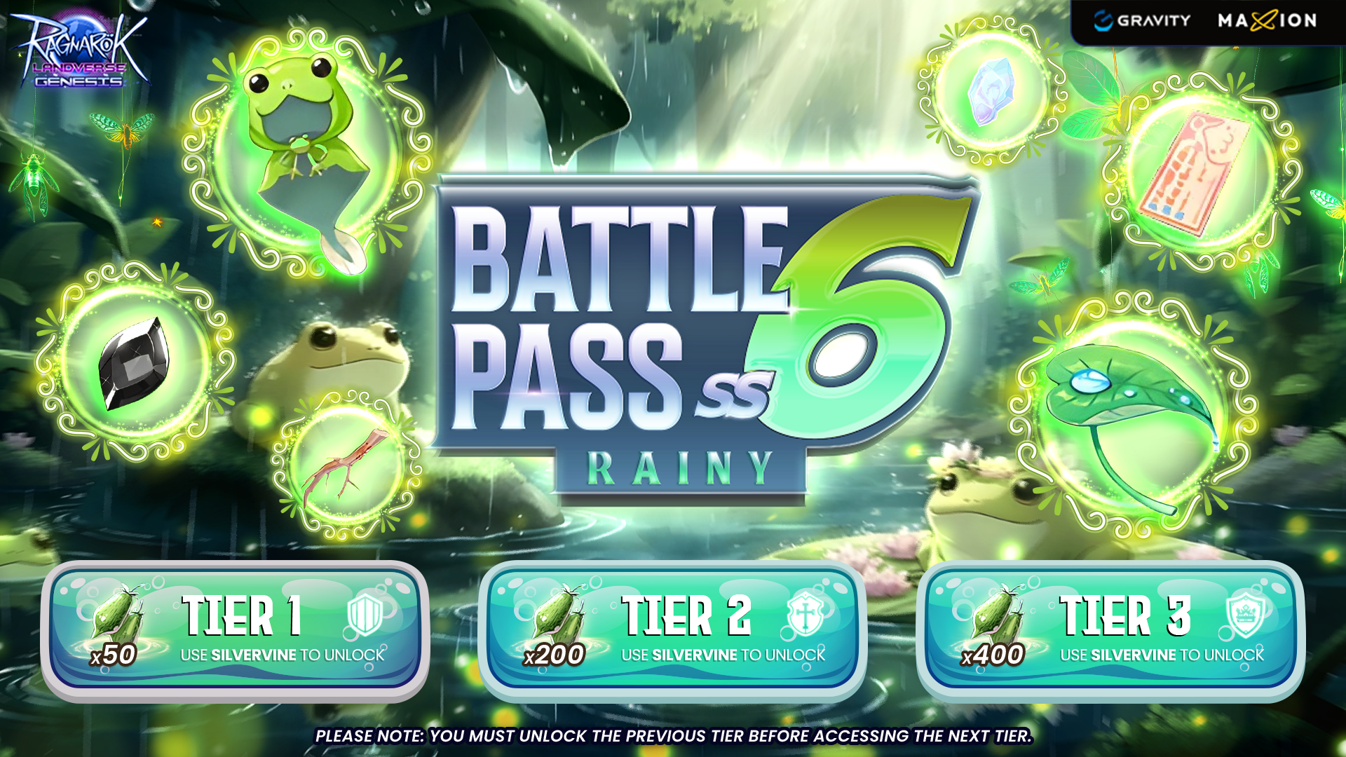 Ragnarok Landverse Genesis : Battle Pass 6 Rainy