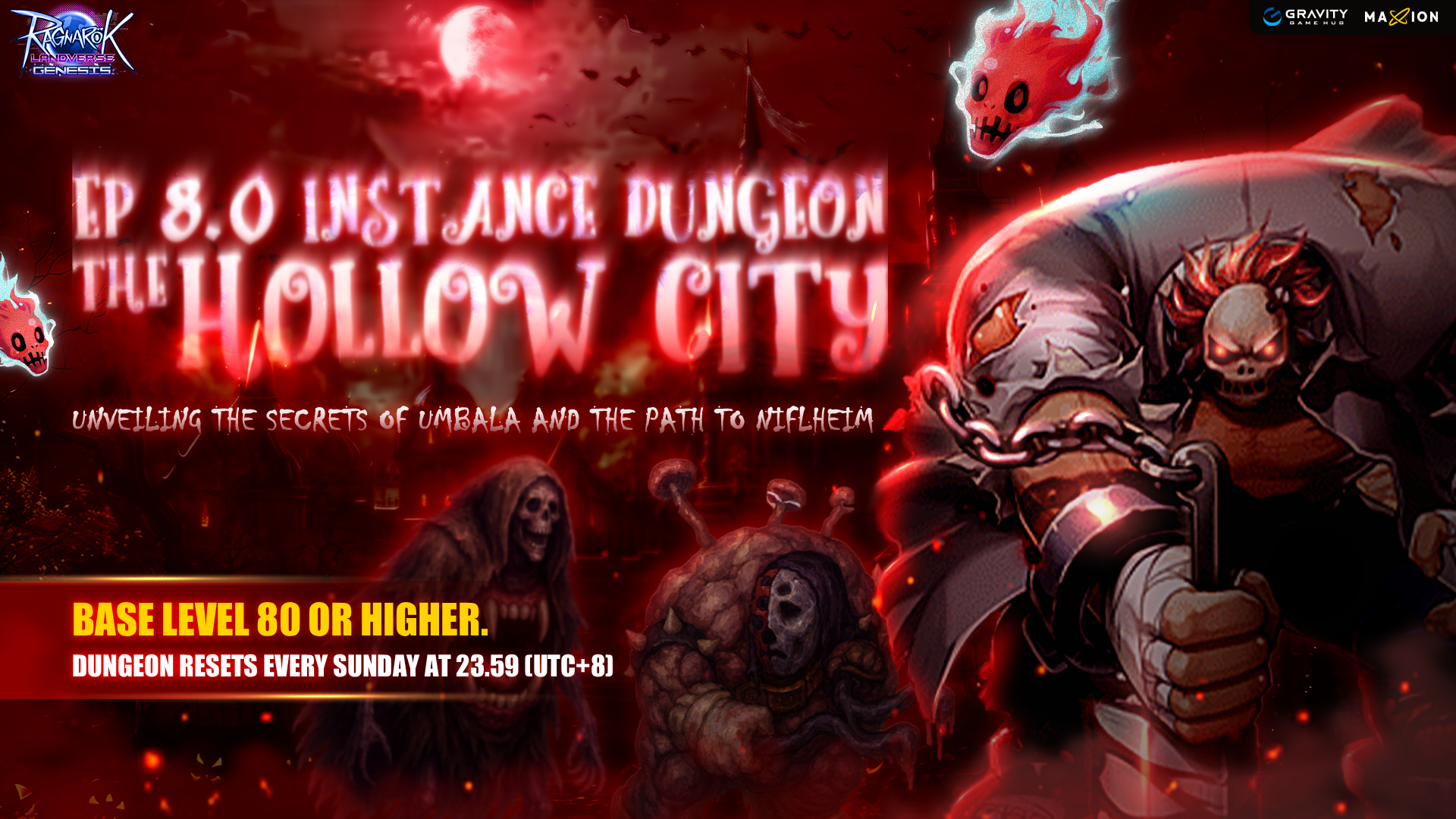 Ragnarok Landverse Genesis : EP 8.0 Instance Dungeon The Hollow City