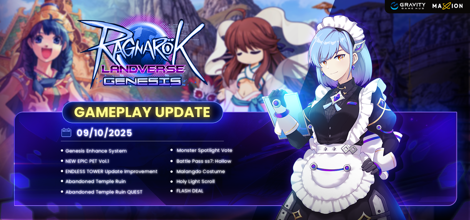 Ragnarok Landverse Genesis : Gameplay Update 9 October 2025