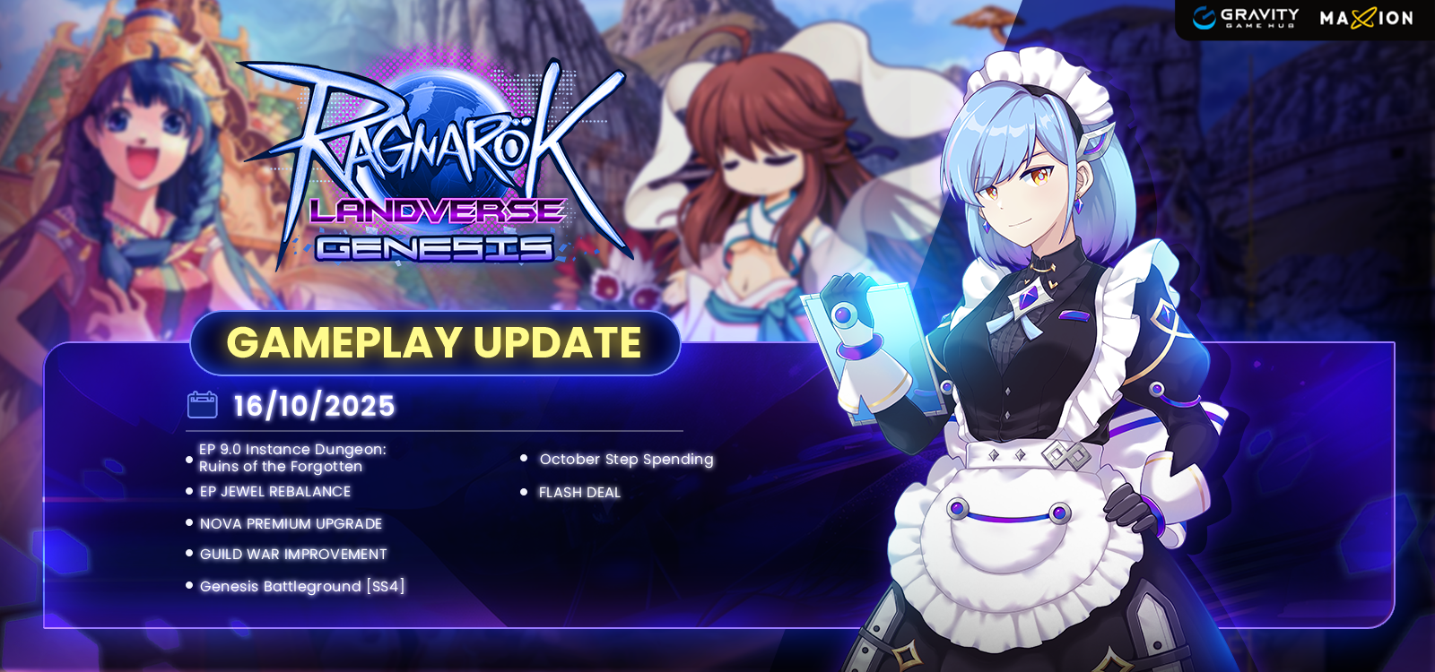 Ragnarok Landverse Genesis : Gameplay Update 16 October 2025