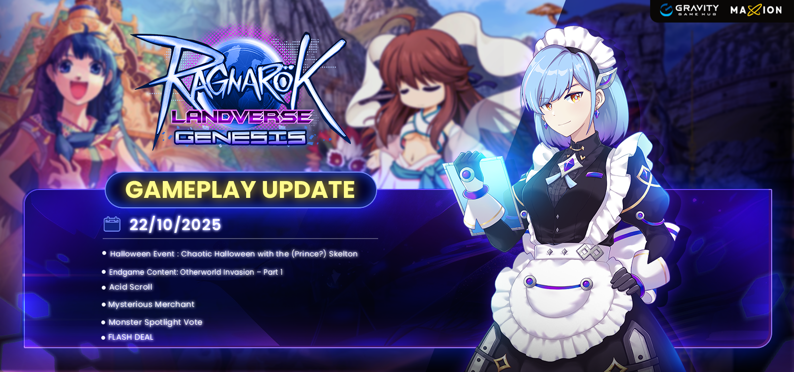 Ragnarok Landverse Genesis : Gameplay Update 22 October 2025