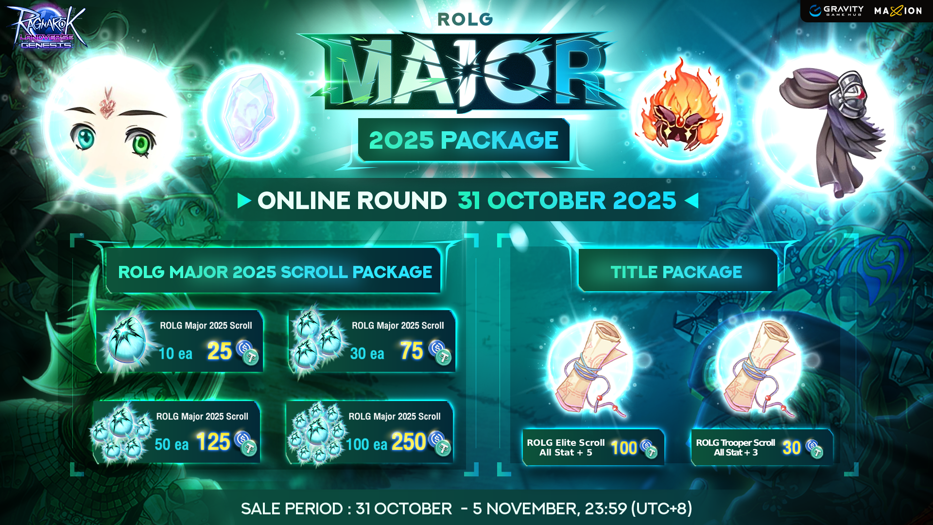 Ragnarok Landverse Genesis : ROLG MAJOR 2025 Package