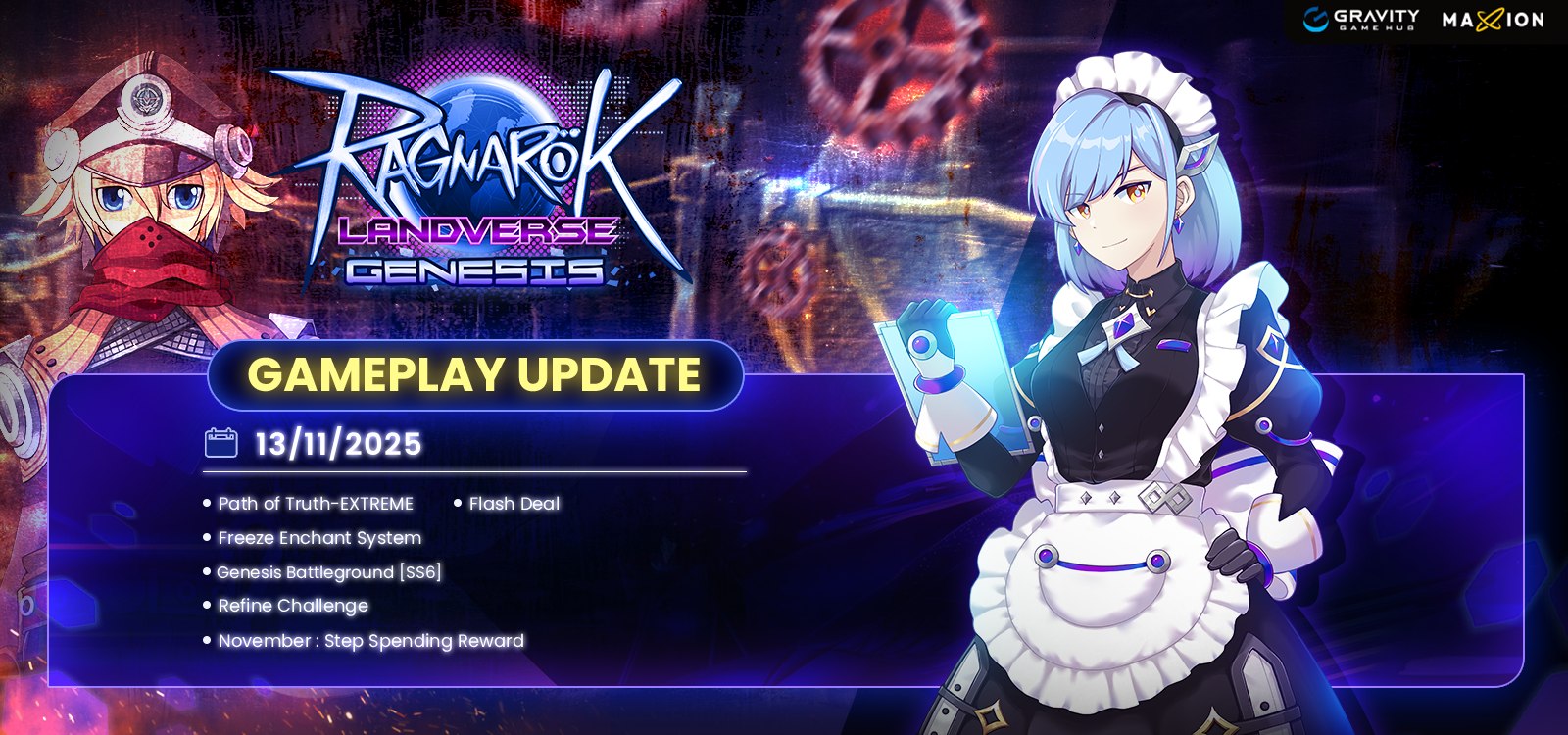 Ragnarok Landverse Genesis : Gameplay Update 13 November 2025