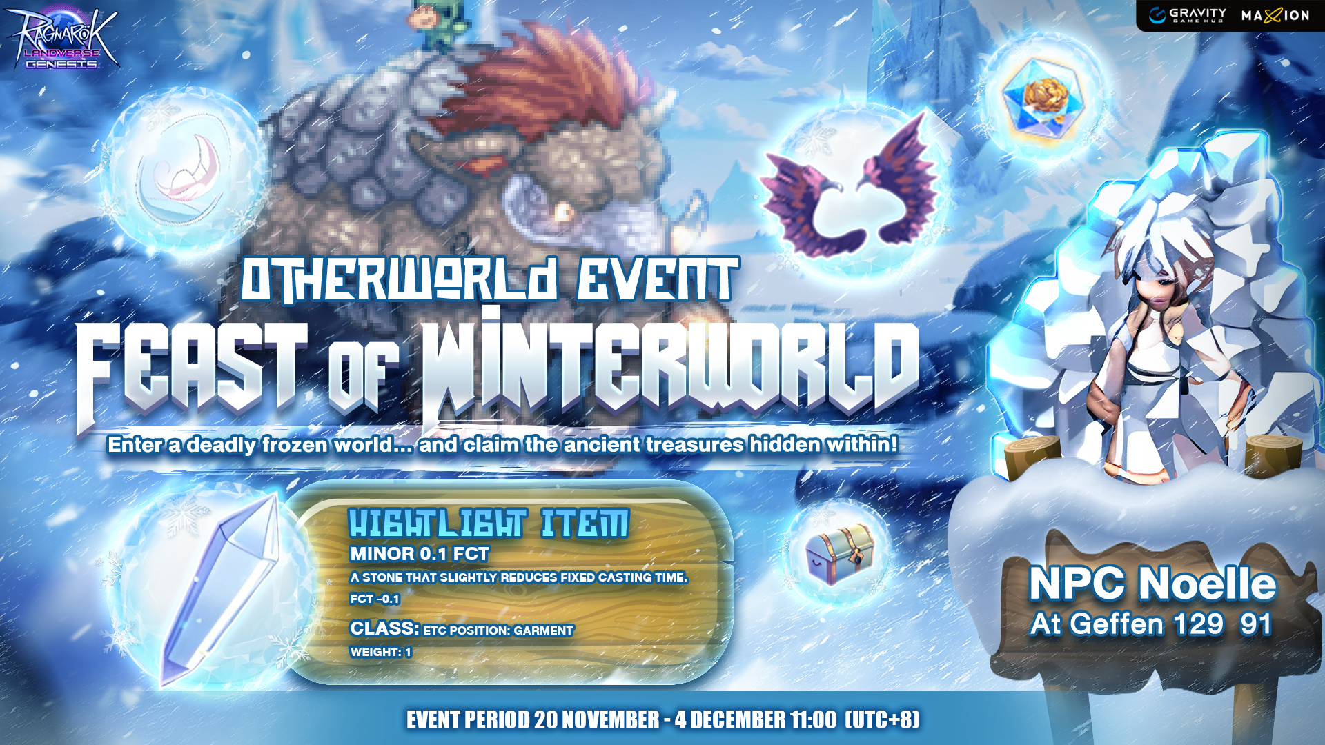 Ragnarok Landverse Genesis : Otherworld Event – Feast of Winterworld