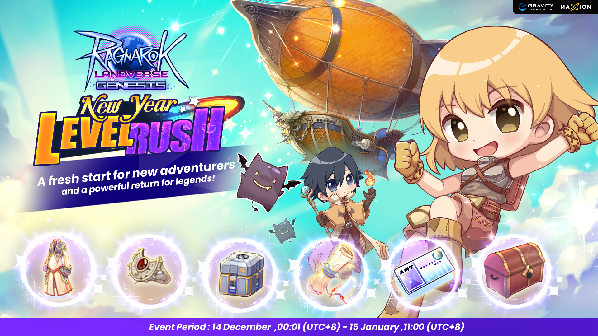 Ragnarok Landverse Genesis : Genesis New Year Level Rush