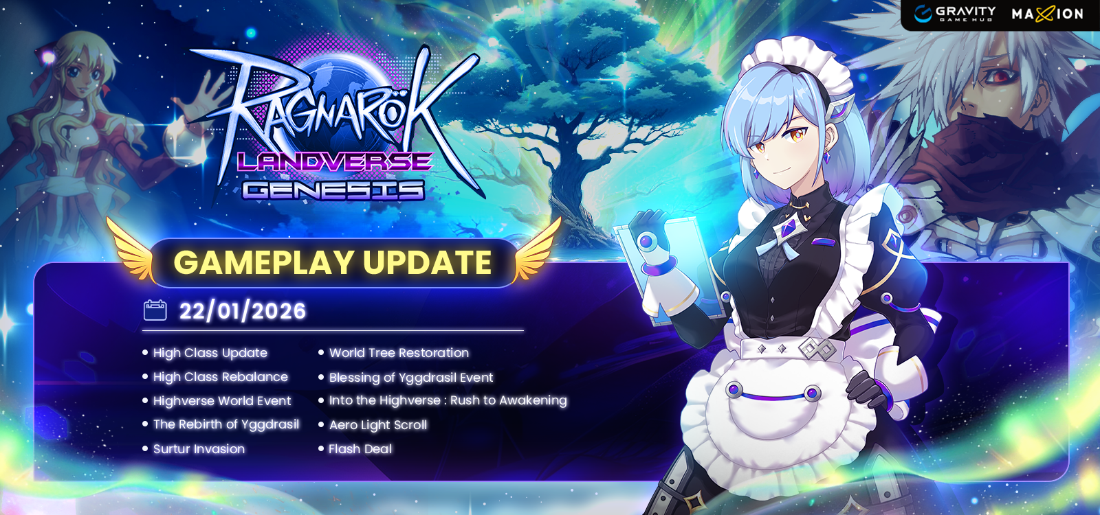 Ragnarok Landverse Genesis : Gameplay Update 22 January 2026