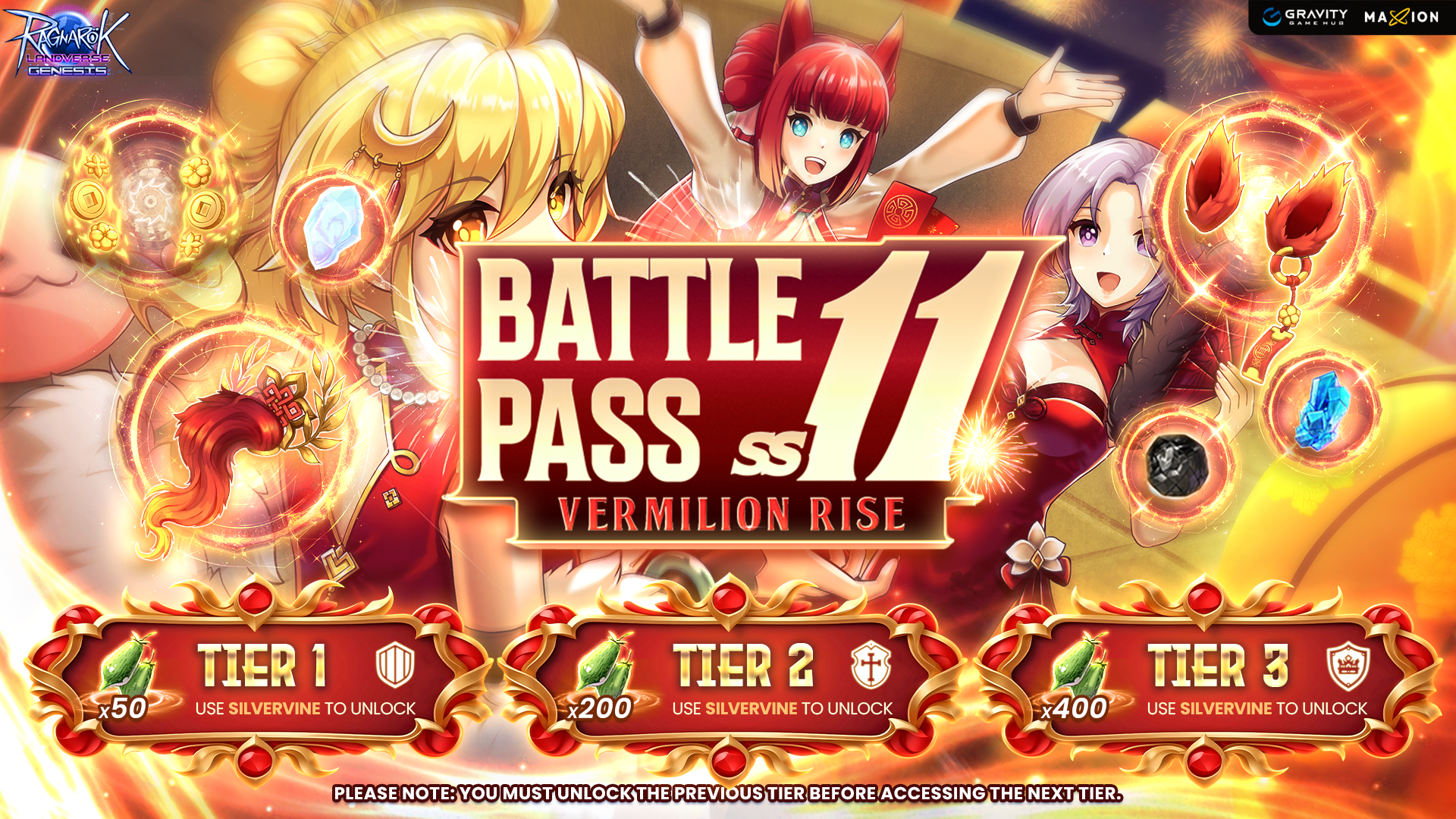 Ragnarok Landverse Genesis : Battle Pass 11 Vermilion Rise