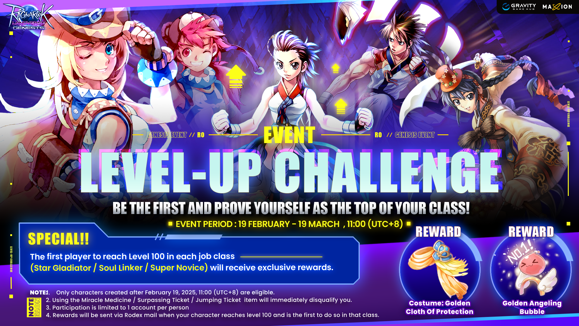 Ragnarok Landverse Genesis : Level-Up Challenge New Class