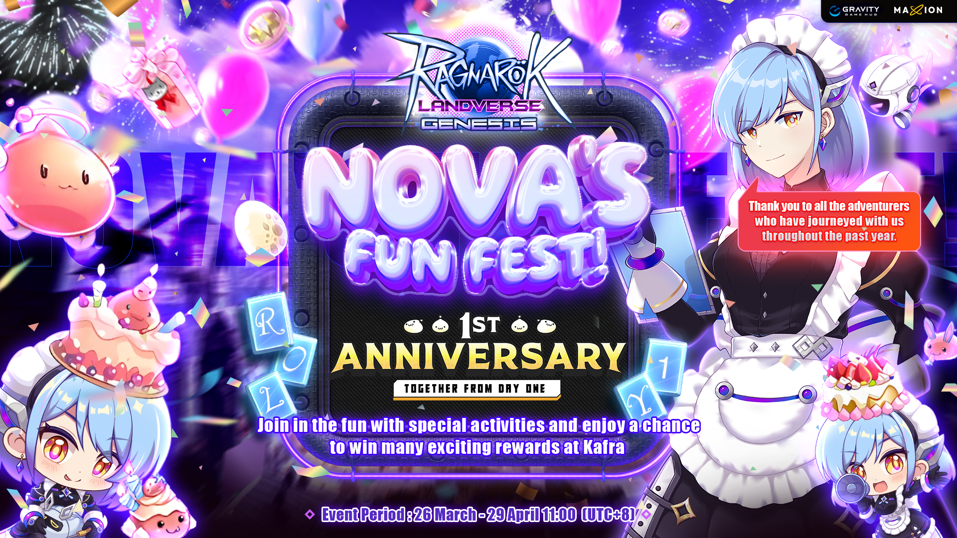 Ragnarok Landverse Genesis : ROLG 1st Anniversary Event