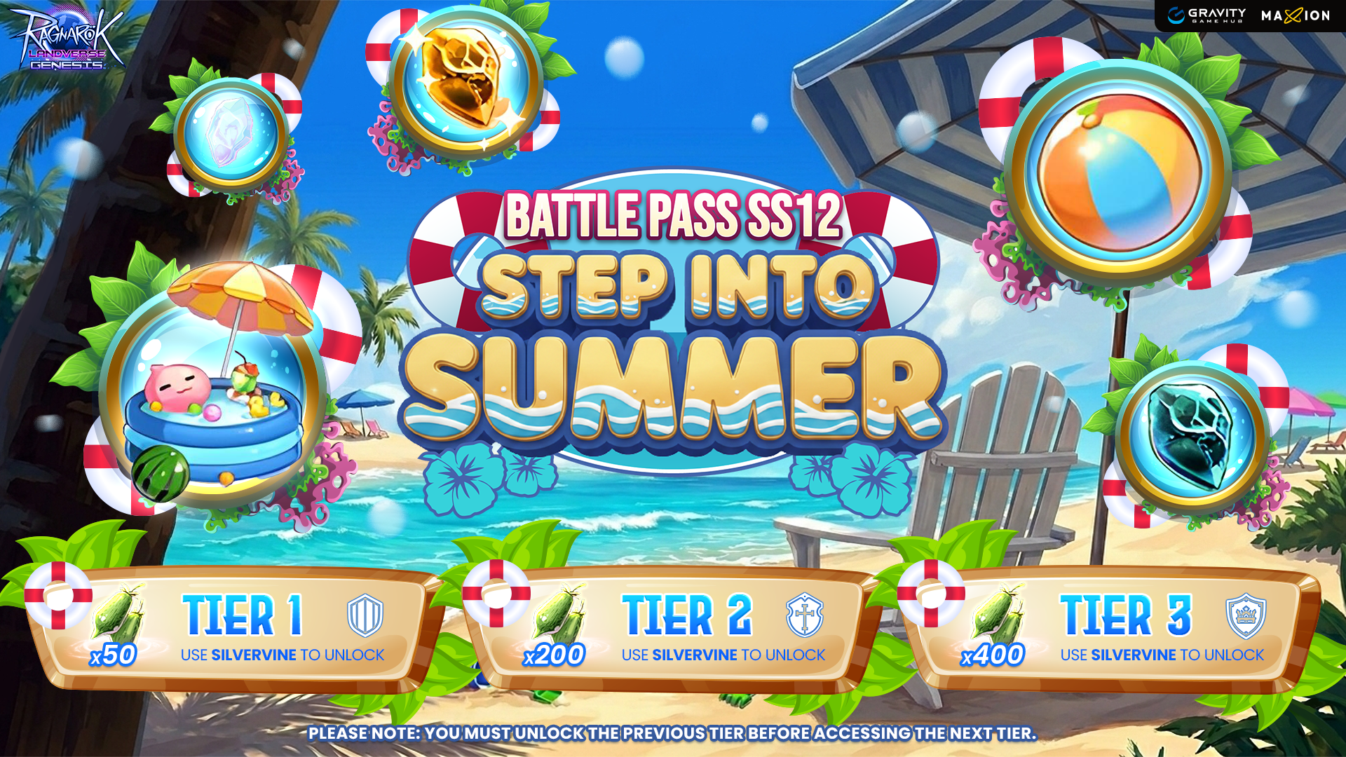 Ragnarok Landverse Genesis : Battle Pass 12 : Step into Summer